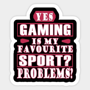 Gaming gambling e-sports computer console Sticker